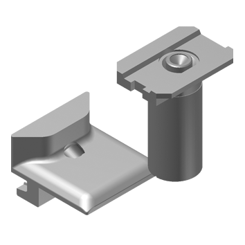 T940052 - Ensemble gâche et rouleau ouvrant italienne TECHNAL gamme SOLEAL FY