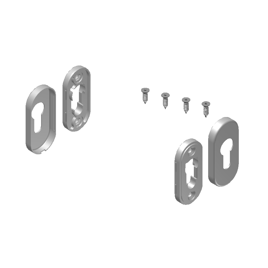 T960013 - Rosette barillet TECHNAL gamme SOLEAL.