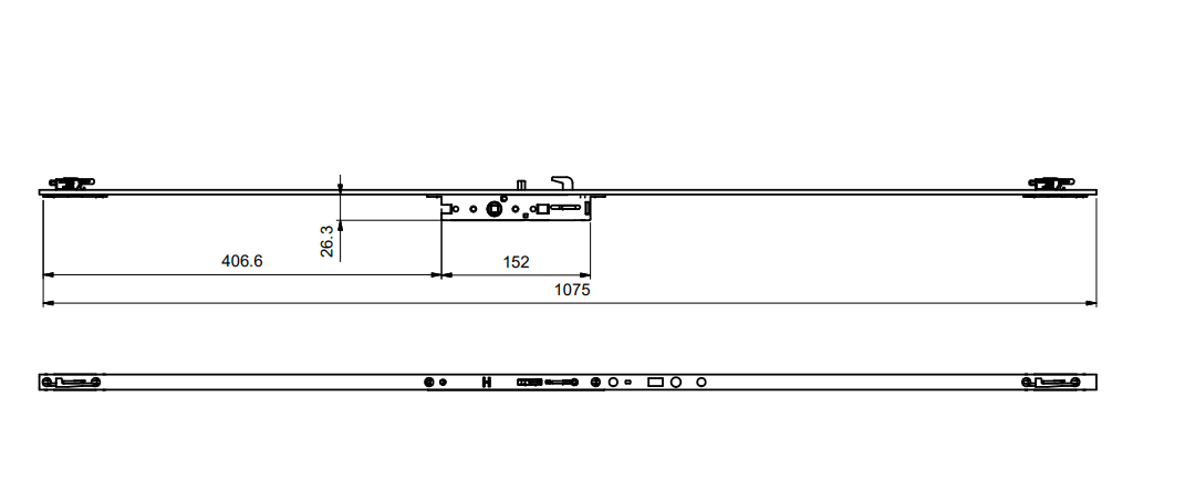 TGY3702 - Fermetures 3 points TECHNAL gamme SOLEAL GY