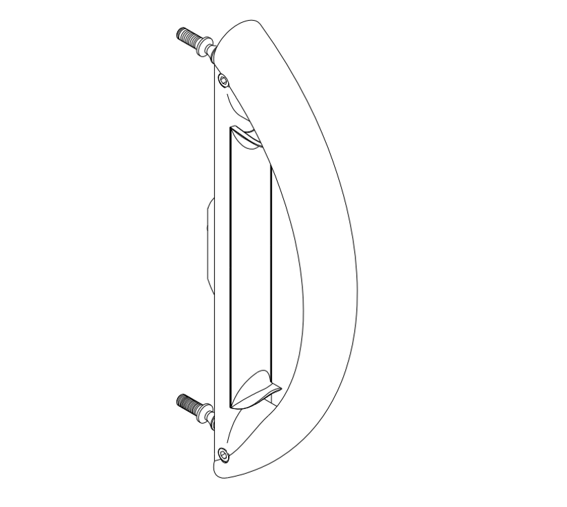 TKG028 - Poignée de manœuvre TECHNAL gamme GB