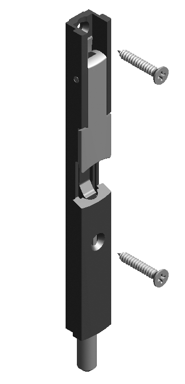 TPY3632 - Verrou semi-fixe 150mm TECHNAL gamme SOLEAL PY