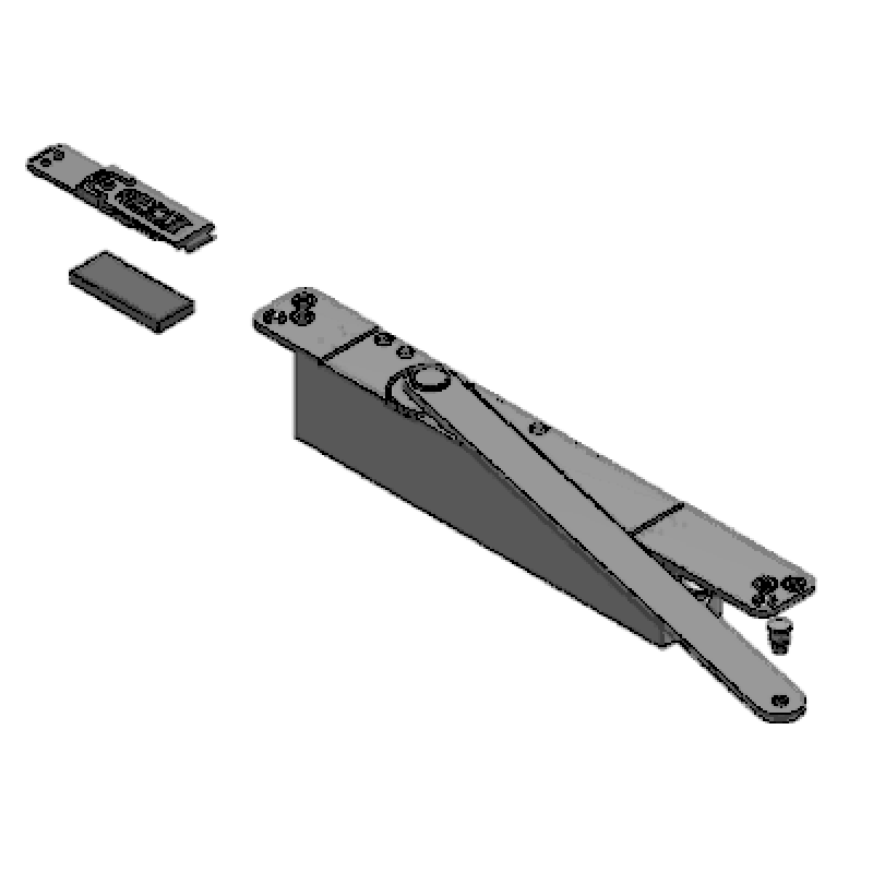 TPY3723 - Ferme porte intégré TECHNAL gamme SOLEAL PY