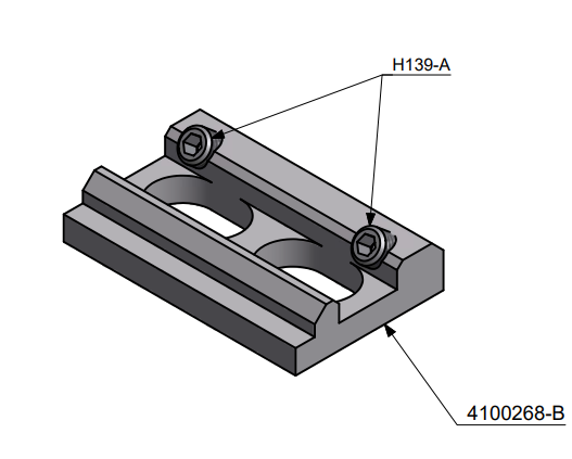 TPY6000 - Gâche pour seuil TECHNAL gamme SOLEAL PY