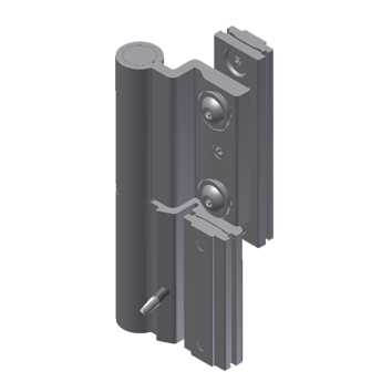 T910002 - Paumelle à clamer 2 lames 130kg TECHNAL gamme SOLEAL PY