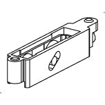 T2950 - Roulette double réglable TECHNAL gamme GB