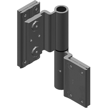 TPY3628 - Paumelle à clamer 2 lames TECHNAL gamme SOLEAL PY65