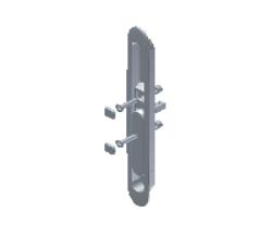TGY6003 - Poignée cuvette à levier TECHNAL gamme SOLEAL GY
