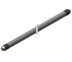 T1498- Tige crémone M8x2300mm TECHNAL gamme PG/PH