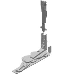 TFZ60000 - Articulation basse droite 80kg TECHNAL gamme SOLEAL FY/FZ