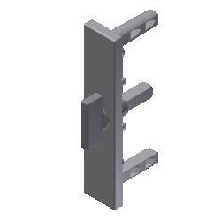 TGY3713 - Bouton manœuvre sur plaque TECHNAL gamme SOLEAL GY