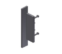 TGY3732 - Poignée de tirage extérieur TECHNAL gamme SOLEAL GY